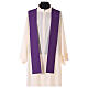 Chasuble in polyester crepe with rays and JHS symbol s10