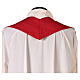 Chasuble in polyester crepe with rays and JHS symbol s12