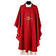 JHS Chasuble with rays in polyester crepe s4