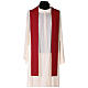 Chasuble in polyester canvas with cross and deer s6