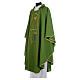 Liturgical Chasuble in 100% polyester Chi-Rho, grapes, ears of wheat s2