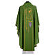 Liturgical Chasuble in 100% polyester Chi-Rho, grapes, ears of wheat s3