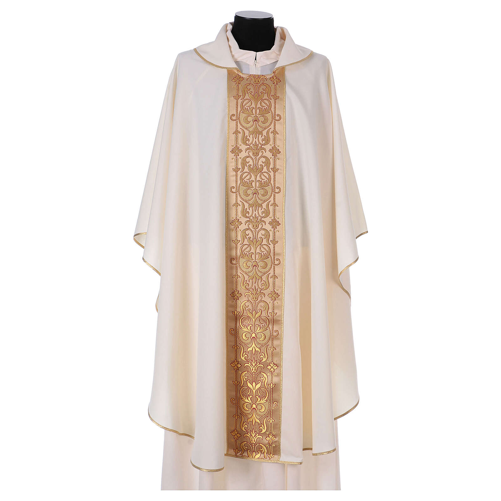 Latin Chasuble with galloon on the front in Vatican fabric, | online ...