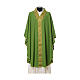 Chasuble with V neckline and decoration on front and back, 100% polyester s3