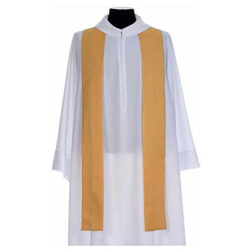 Gold Chasuble in wool faille 5