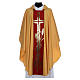 Gold Chasuble in wool faille s1