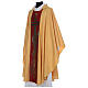 Gold Chasuble in wool faille s2