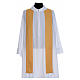 Gold Chasuble in wool faille s5