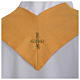Gold Chasuble in wool faille s6