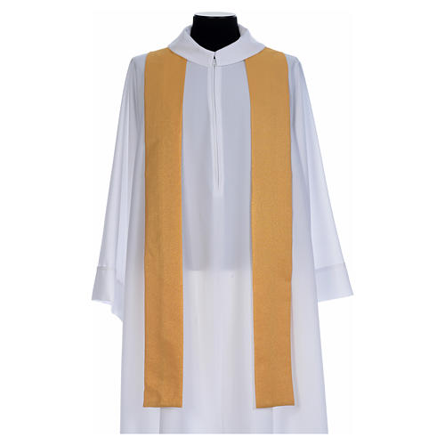 Casula dorata tessuto oro faille di mezza lana 5