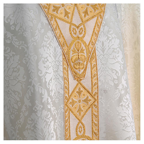 Chasuble in damask sable 8