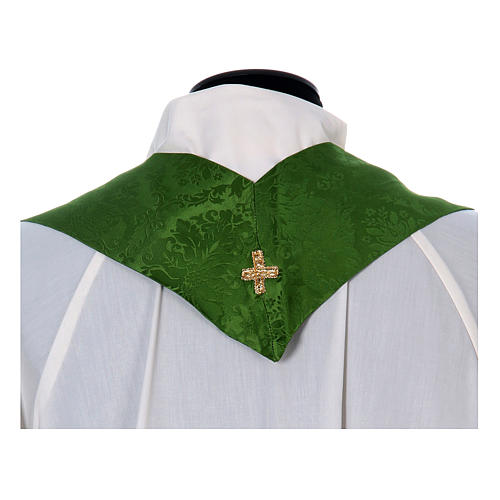 Chasuble in damask sable 14