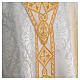 Chasuble damas sable filigrané finitions or s8