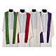 Chasuble damas sable filigrané finitions or s9