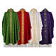 Catholic Priest Chasuble in damask sable s2