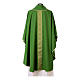 Priest Chasuble with front and back gold orphrey in Vatican fabric, 100% polyester s8