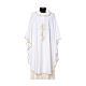 Catholic Priest Chasuble with cross embroidery on front and back, ultra lightweight Vatican fabric s6