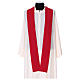 Chasuble with JHS embroidered on front and back, Vatican fabric s4