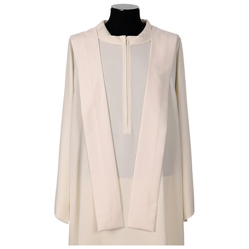 Kasel aus leichtem Stoff mit Stickerei von Kelch, Trauben und Ähren auf Vorder- und Rückseite 6