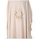 Chasuble in super light fabric with chalice, grapes and ears embroidery on the front and back s2