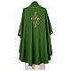 Marian Chasuble with embroidered roses on both sides, Vatican fabric, 100% polyester s3