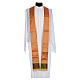 Gold Priest Chasuble in 100% silk squared design s5