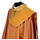 Chasuble prêtre soie or 100% broderies dorée s5