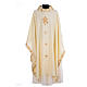 Catholic Priest Chasuble with central IHS and crosses s5