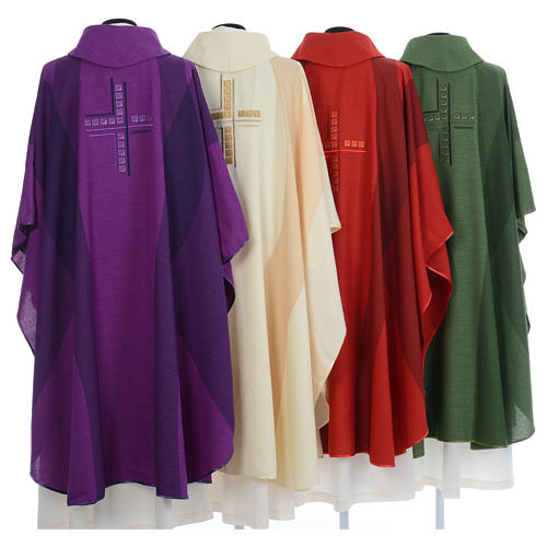 Chasuble 100% polyester avec croix stylisée 2