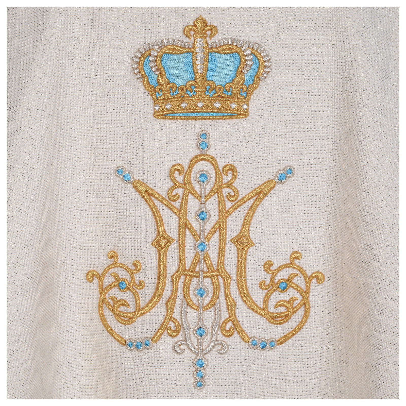 Chasuble with Marian symbol embroidery | online sales on HOLYART.co.uk