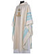 White Chasuble with Marian symbol embroidery s2