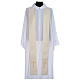 White Chasuble with Marian symbol embroidery s5