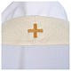 White Chasuble with Marian symbol embroidery s6