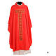 Liturgical chasuble with cross embroidery s4