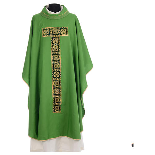 Monastic chasuble with cross embroidery 3
