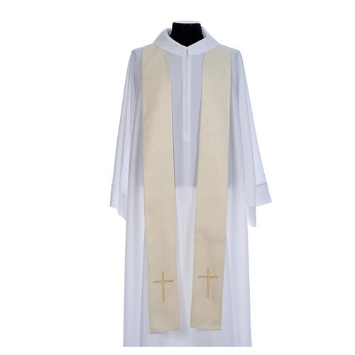 Casula liturgica con decori in oro 6