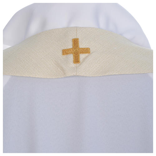 Casula liturgica con decori in oro 7