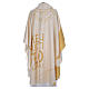 Casula liturgica con decori in oro s3