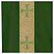 Chasuble gallon croix avant arrière tissu Vatican 100% polyester s2