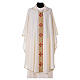 Chasuble gallon croix avant arrière tissu Vatican 100% polyester s6