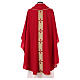 Chasuble gallon croix avant arrière tissu Vatican 100% polyester s8