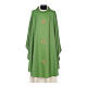 Chasuble 85% wool 15% lurex embroidered with three crosses Gamma s1
