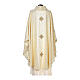 Chasuble 85% wool 15% lurex embroidered with three crosses Gamma s7