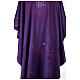 Priest Chasuble with machine embroidery wool silk lurex Gamma s7