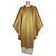 Monastic Chasuble with wheat lantern and thin satin cross 80% wool 20% lurex s1