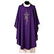 Chasuble with flower decorations, 100% polyester s6