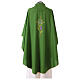 Chasuble with flower decorations, 100% polyester s7