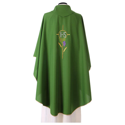 Chasuble 100% polyester décorations florales 7