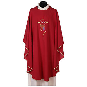 Casulas: Casula 100% poliéster decoro floral Casulas: Casula 100% poliéster decoro floral