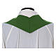 Chasuble in polyester cross wheat and grapes s13